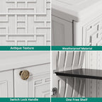 Outdoor Storage Cabinet Waterproof, Resin 62 Gallon Deck Box - Image 9