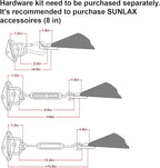 16' x 20' Rectangle Shade Sail Butter Cream UV Block Outdoor Canopy | Outdoor - Image 3