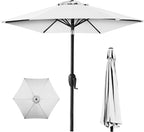 Best Choice Products 7.5ft Heavy-Duty Round Outdoor Market Table Patio Umbrella by Unknown
