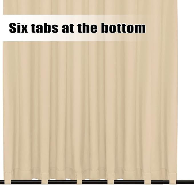 Easy-Going Outdoor Curtains for Patio 1 Panel, 150x96 inch, Weatherproof - Image 4