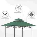 Grill Gazebo Canopy Replacement, 5 x 8 Ft, UV Resistant, Water Resistant - Image 3