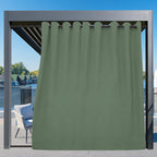 Easy-Going Outdoor Curtains for Patio 1 Panel, 150x84 inch, Sage Green | - Image 3