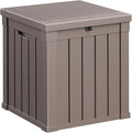 PatioZen 50 Gallon Resin Deck Box, Lockable Patio Outdoor Storage Box by OutdoorLivingPerfected