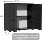ZZM Indoor/Outdoor Storage Cabinet Waterproof, All Weather Outdoor Storage - Image 3