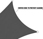 SUNNY GUARD 20' x 26' Rectangle Shade Sail 95% UV Block Outdoor Canopy | Sun - Image 7