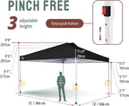 CROWN SHADES 12x12 Pop Up Canopy Tent - Image 2