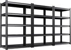71.2''H Storage Shelves, Garage Shelving, Adjustable Heavy Duty Shelving Unit by KORVENA