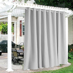 RYB HOME Extra Wide Outdoor Curtains by RYBHOME