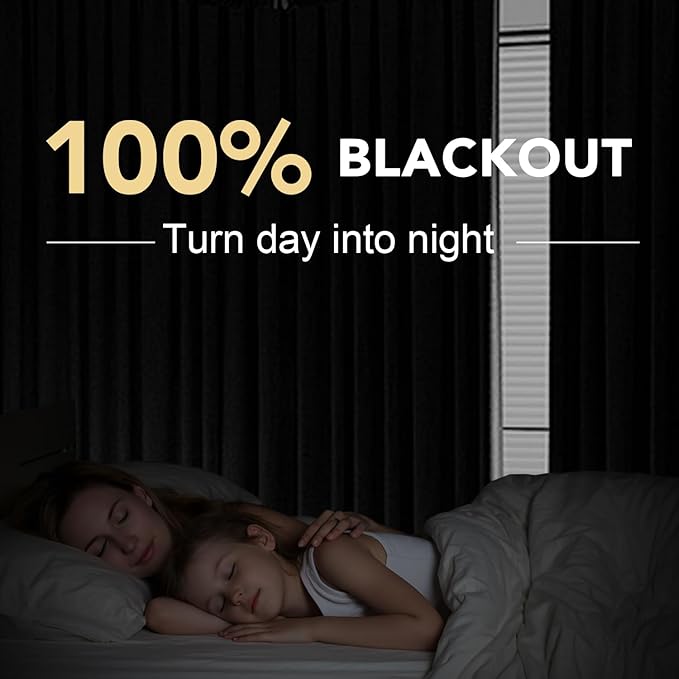 H.VERSAILTEX Linen Blackout Curtains 96 Inches Long, 100% Absolutely Blackout - Image 2