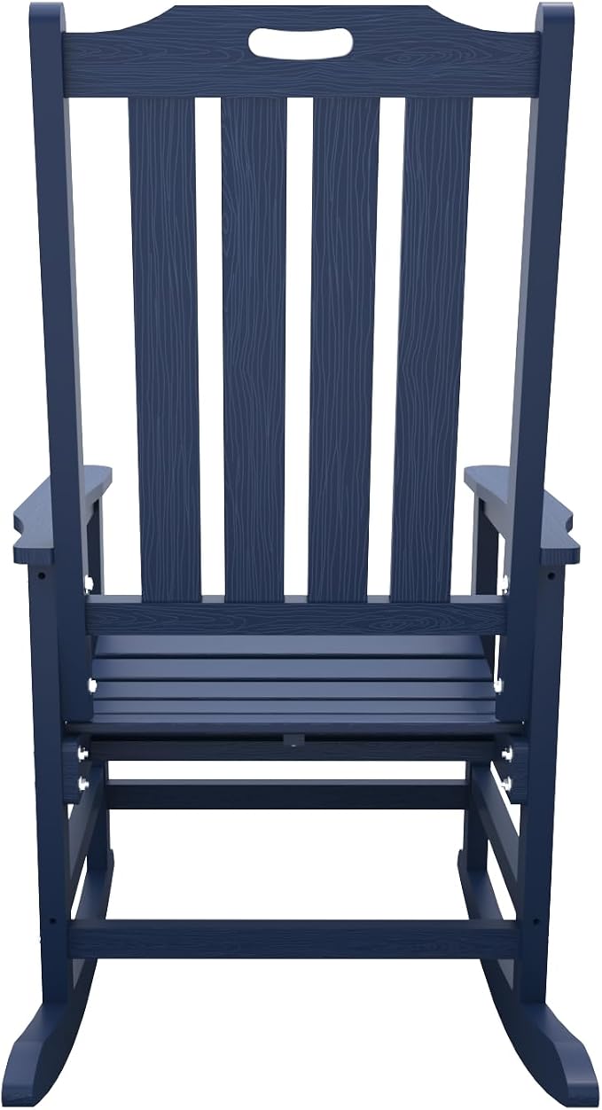 THOEOE Outdoor Rocking Chairs Set of 2, Oversized Patio Rocking Chair | HDPE - Image 10