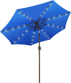 9 ft Solar Umbrella, Patio Umbrella by Blissun
