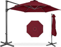 Best Choice Products 10ft Offset Cantilever Hanging Market Patio Umbrella by Unknown