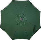 9 ft Solar Umbrella, 32 LED Lighted Patio Umbrella, Table Market Umbrella - Image 4