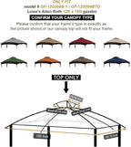 Eurmax USA High Performance Replacement Canopy Top - Image 6