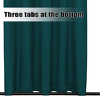Easy-Going Outdoor Curtains for Patio 1 Panel, 54x108 inch, Teal | Waterproof - Image 4