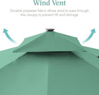 Best Choice Products 10x10ft Cantilever Patio Umbrella w/Base Included - Image 6