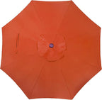9' Outdoor Patio Umbrella, Outdoor Table Umbrella, Yard Umbrella, Market - Image 4