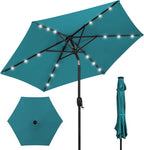 Best Choice Products 7.5ft Solar Umbrella LED Lighted Patio Umbrella, Table by Unknown