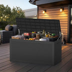 120 Gallon Outdoor Deck Box, Lockable Waterproof Outdoor Storage Boxes - Image 7