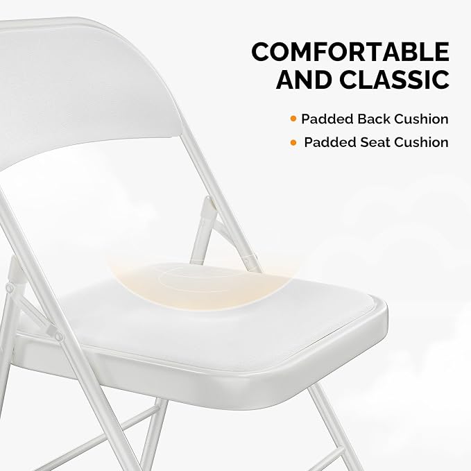 VINGLI 6 Pack Folding Chairs - Image 5
