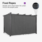 PURPLE LEAF Outdoor Aluminum Pergola 10'x13' - Image 2
