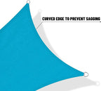 SUNNY GUARD Custom Size 6'x9' Turquoise Blue Sun Shade Sail Rectangle UV Block - Image 7