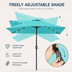 6.5 x 10ft Rectangular Patio Umbrella - Image 5