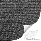 Shade&Beyond Rectangle Sun Shade Sail 20'X20' Permeable Canopy Dark Grey - Image 8