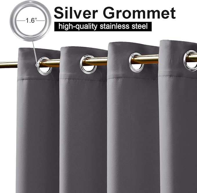 NICETOWN Gazebo Curtains for Patio Waterproof Extra Wide 2 Panels, W84 x L84 - Image 3