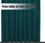 Easy-Going Outdoor Curtains for Patio 1 Panel, 110x108 inch, Teal | Waterproof - Image 4