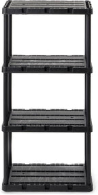 Gracious Living Light Duty Storage Shelves, Knect-A-Shelf 4-Shelf Ventilated by GraciousLiving