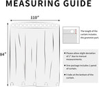 Easy-Going Outdoor Curtains for Patio 1 Panel, 110x84 inch, Weatherproof - Image 8
