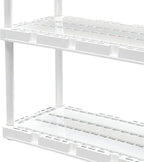Gracious Living 4 Pack Light Duty Storage Shelves, Knect-A-Shelf 4-Shelf - Image 8