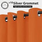Easy-Going Outdoor Curtains for Patio 1 Panel, 150x96 inch, Weatherproof - Image 2