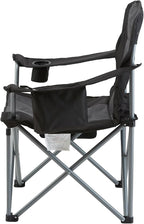 VEVOR Oversized Camping Folding Chair, Portable Heavy Duty Outdoor Quad Lumbar - Image 10