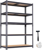 Heavy Duty Storage Rack, 35.55''×16''×72'' Outdoor Storage Shelves, Free by Unknown
