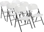Amazon Basics Sturdy Foldable Portable Plastic Chair, 350-Pound Capacity by AmazonBasics