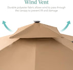 Best Choice Products 10x10ft Cantilever Patio Umbrella w/Base Included - Image 6