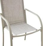 Stackable Patio Chairs Set of 4, Outdoor Dining Chairs - Image 7