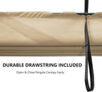 Pergola Shade Cover Replacement Canopy Top Compatible - Image 7