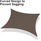 LOVE STORY Custom Size 9' x 14' Sun Shade Sail - Image 6