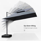 PURPLE LEAF Cantilever Umbrella - Image 7