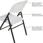 Amazon Basics Portable Folding Plastic Chair - Image 5