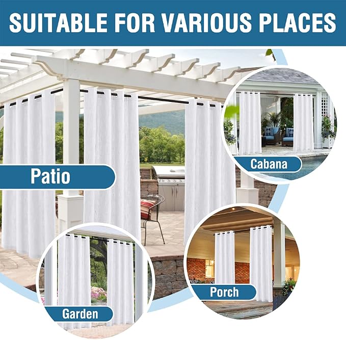 H.VERSAILTEX Indoor Outdoor Curtain Linen Look - Image 6