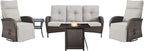 5 Piece Wicker Patio Furniture Set by Belord
