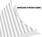 SUNNY GUARD 16' x 16' x 16' Triangle Shade Sail 95% UV Block Outdoor Canopy | - Image 7