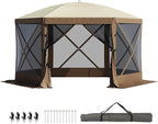 Aoxun 12x12ft Pop Up Gazebo, Gazebo Screen Tent - Image 7