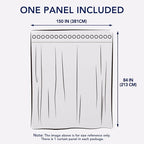 PureFit Outdoor Curtains for Patio Waterproof Weatherproof Outside Curtains | - Image 6