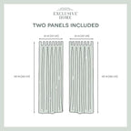 EXCLUSIVE HOME Cabana Solid Indoor/Outdoor Light Filtering Hook-and-Loop Tab - Image 6
