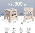 Delxo Folding Step Stool 13 Inch, 300 Lbs Step Stool - Image 2